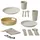 IKEA MARULK Picknick-Set, 21-tlg. versch. Farben