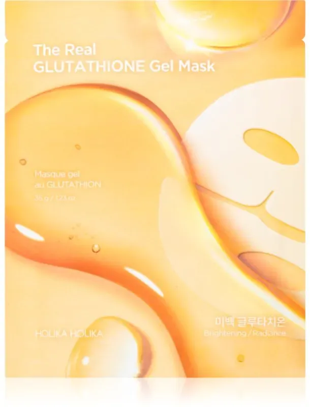 Holika Holika The Real Glutathione Gel Mask Aufhellende Tuchmaske mit Gel-Textur 35 g