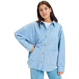 Roxy Kick Back Washed Cord - Hemd - Damen, Blue blizzard), M