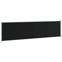 vidaXL Ausziehbare Seitenmarkise 160 x 600 cm schwarz 313375