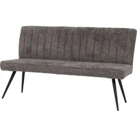 MCW Sitzbank MCW-K16, Esszimmerbank Bank Polsterbank, Rückenlehne Stoff/Textil Chenille