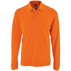 SOL ́S SOLS Herren Piqué Polo langarm 02087 orange M