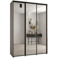 Abiks möbel MÖBEL Kryspol Schwebetürenschrank, Kaschmir, Metall, Nachbildung, 10