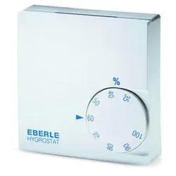 Eberle 119170290102 Hygrostat, Innenskala 35...100%, AC 24-230V, 1Wechsler, 5 A, für Be- und Entfeuchten HYG-E 6001/IS