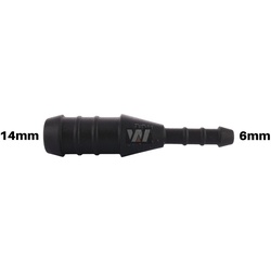 WamSter® I Schlauchverbinder Pipe Connector reduziert 14mm 6mm Durchmesser