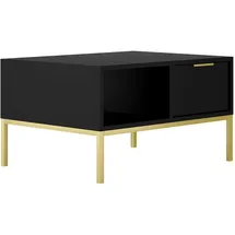 petits-meubles Couchtisch Seattle Schwarz 80 x 45,4 x 60 cm