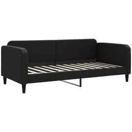 vidaXL Tagesbett mit Matratze 90 x 200 cm schwarz