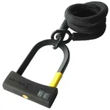 tex-lock Eyelet D-lock Bügelschloss 120cm Onyx Black
