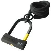 tex-lock Eyelet D-lock Bügelschloss 120cm Onyx Black