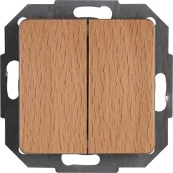 Kopp 618531086 MILANO - Serienschalter, Farbe: buche