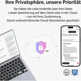 plaud Note KI Sprach-Assistent, Starlight