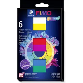 Staedtler FIMO professional Modelliermasse True Colours 6 Blöcke à 57 g