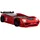 Kinderbett TURBO V2 90 x 200 cm Holz rot