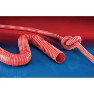 NORRES Hochtemperatur Absaugschlauch und Gebläseschlauch SIL 2 Ø 57mm 4m