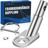 Coicer Fahrradanhänger Kupplung Fahrrad Anhängerkupplung Kupplung Anhänger Adapter Hundeanhänger für Fahrrad mit Sicherungsstift Kinderanhänger Fahrrad Kupplung Hundefahrradanhänger Hunde Anhänger