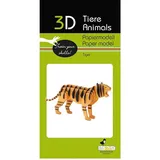 Fridolin 3D Papiermodell, Tiger