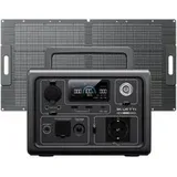 BLUETTI EB3A 600 W tragbare Elektrostation + 100 W Solarpanel für Wohnwagen Einheitsfarbe No Size