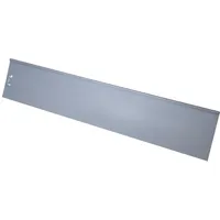 Rasenkante Metall Abschlussstück - 3er Set - 1,13m Verlegelänge - Garten Beeteinfassung Metall 18,5cm hoch - Stabile Beetbegrenzung Metall - Metall Rasenkante je 1,13m Länge - Farbe Grau