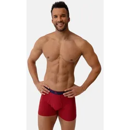 Danish Endurance Boxershorts Bamboo Trunks w/ fly rot atmungsaktiv hygienisch multifunktional rot 2XL