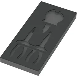 Wera 9881 Schaumstoffeinlage KNIPEX Zangen Set 2, ohne Werkzeug - 05137381001