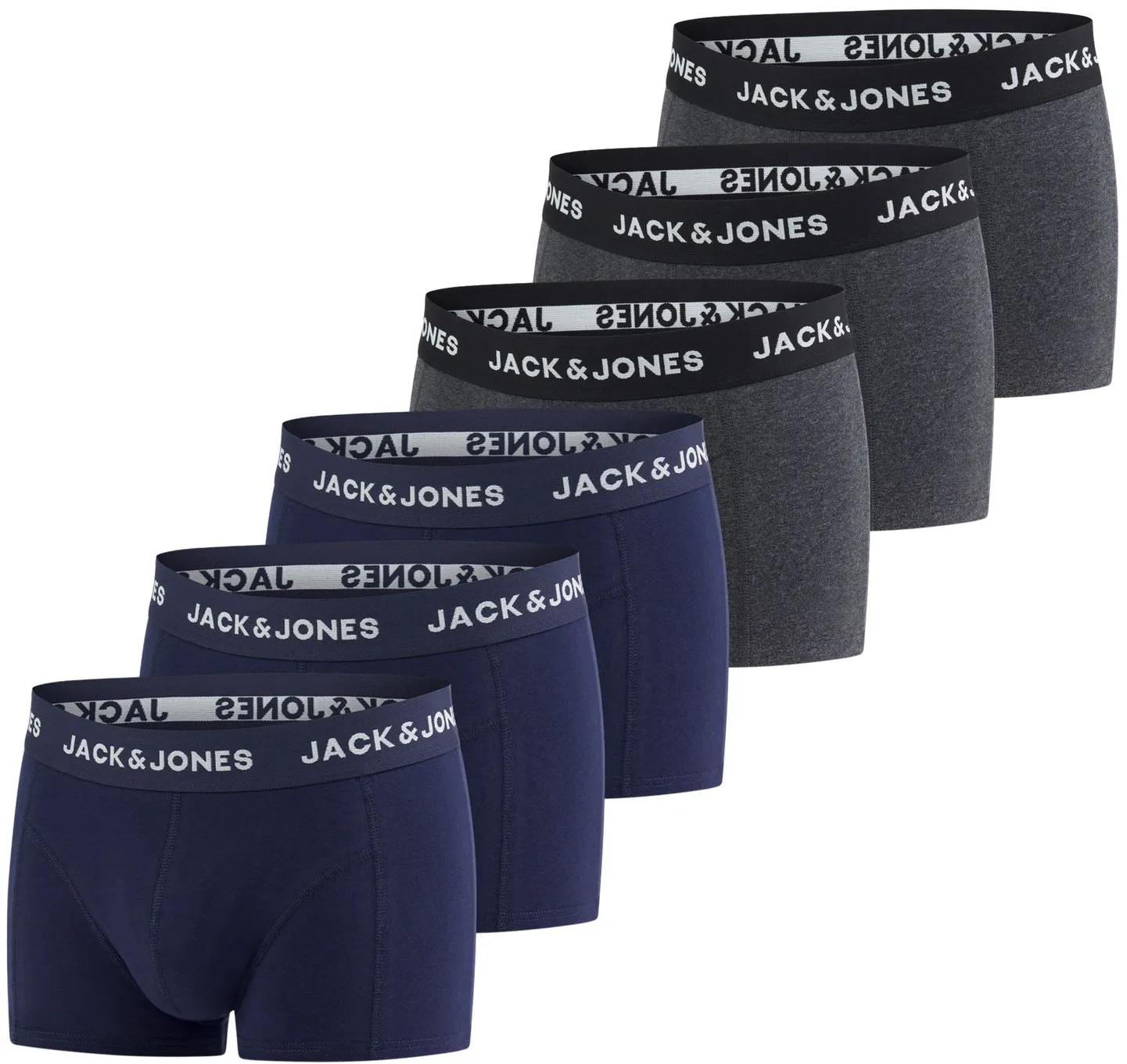 Jack & Jones Boxershorts Herren 6er Pack Pack 5 XL