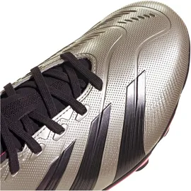 adidas Predator League MG Platinum Metallic / Aurora Black / Turbo 42 2/3