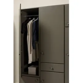 Woood Kleiderschrank Alfie 160 x 210 x 60 cm Grün