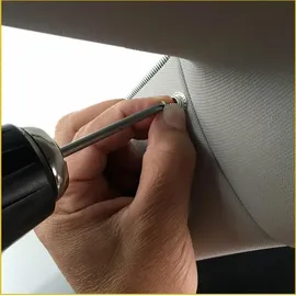 BREMER SITZBEZÜGE Frontscheibe Vorhang kompatibel mit Opel Vivaro A ab 2001-2014 in Schwarz