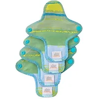 Moon Pads Mini waschbare Slipeinlage aus Bio-Baumwolle 4er-Set Jungle Blue Limited Edition