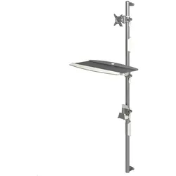 Dataflex Viewmate Dateneingabe Arbeitsplatz Monitor Wandhalterung mit Tastatur Halterung (52.732)