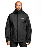 Berghaus Herren Rg Alpha 2.0 Jacke, Extra Atmungsaktiver, Strapazierfähiger, Leichter Mantel Wasserdichte Shell-Jacke, Schwarz, XXL EU