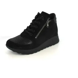 WALDLÄUFER Komfort Stiefeletten in schwarz, | Gr.: 38