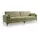MID.YOU Viersitzer-Sofa Webstoff 4-Sitzer Grün