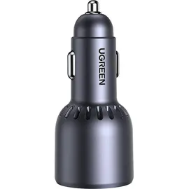 UGREEN 75W 3-Port Fast Car Charger Grau/Schwarz