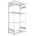 Meta Schwerlastregal Metall 200 x 100 x 60 cm silber