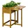 Outsunny Hochbeet Blumenkasten 64 x 63 x 74,5 cm Braun