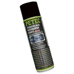 PETEC 73250 Steinschlag Rost Schutz Unterbodenschutz Schwarz Spray 500ml