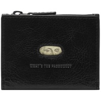 Fossil Andrew Magnetic Zip Card Case Black