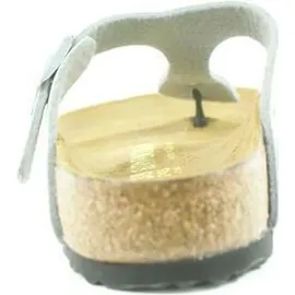 Birkenstock Gizeh Birko-Flor silver 39