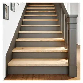 vidaXL Treppenstufen 12 Stk. 100x25x2 cm Massivholz Eiche