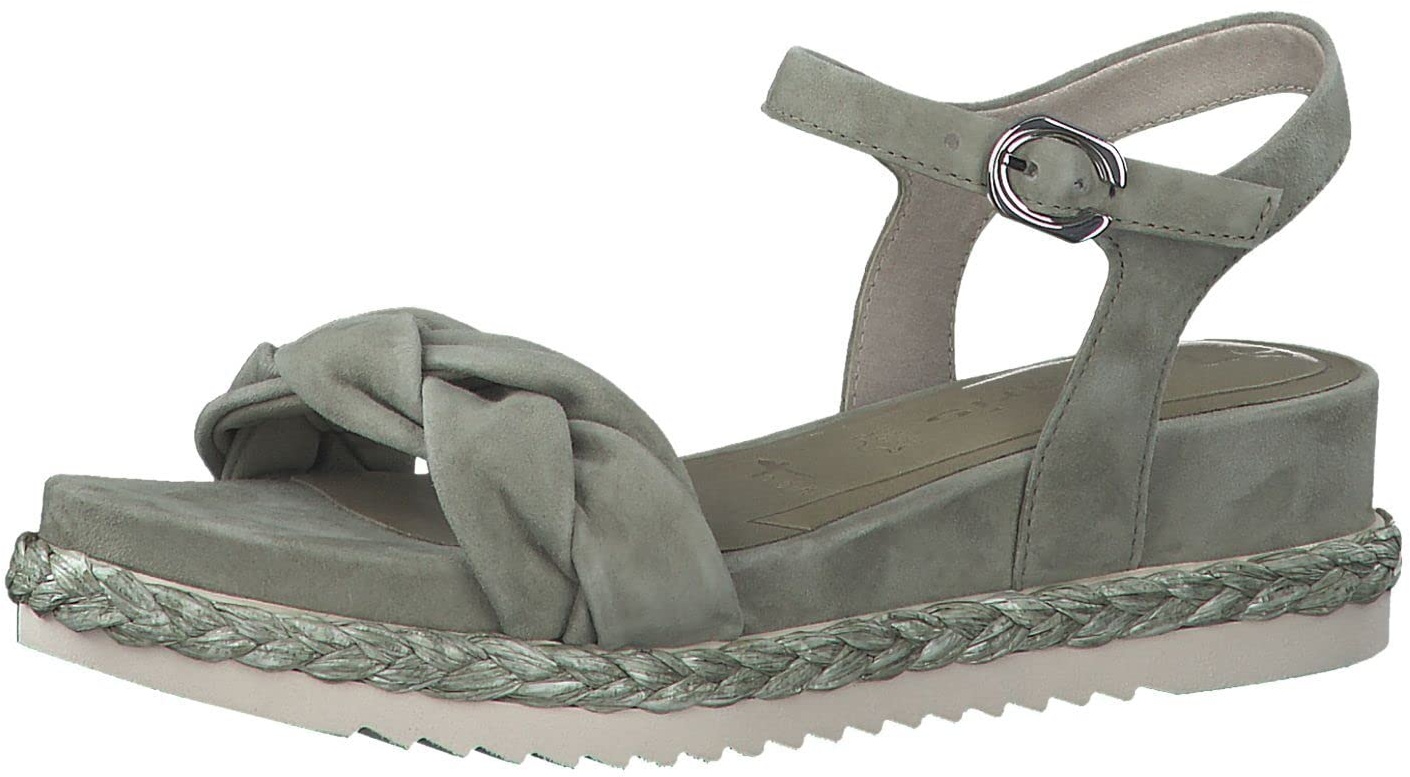 Tamaris Damen Sandaletten, Frauen Sandalen,TOUCHit-Fußbett,strandschuhe,sommersandalen,bequem,flach,sommerschuhe,freizeitschuhe,SAGE,37 EU