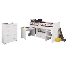 58 aufm Kessel KINDERZIMMER SET Parisot Reverse 2-tlg. Holzdekor Weiß