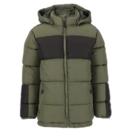 ZigZag Outdoorjacke "Bruno", Kinder, Gr. 116, schwarz (dunkelgrün, schwarz), 100% Nylon, mehrfarbig, normal, ohne Ausschnitt, Jacken Outdoorjacke, mit winddichtem und atmungsaktivem Material