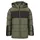 ZigZag Outdoorjacke "Bruno", Kinder, Gr. 116, schwarz (dunkelgrün, schwarz), 100% Nylon, mehrfarbig, normal, ohne Ausschnitt, Jacken Outdoorjacke, mit winddichtem und atmungsaktivem Material
