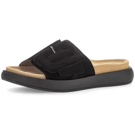 Gabor Damen Pantoletten, Frauen Slipper,Best Fitting,Slides,Slip-ons,Backless Slipper,Mules,Gartenschuhe,Sommerschuhe,schwarz,37 EU