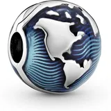 Pandora Blauer Globus Silber 799429C01