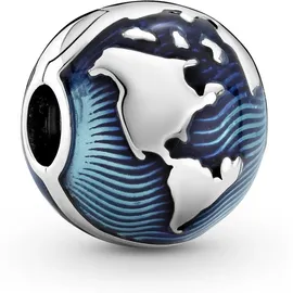 Pandora Blauer Globus Silber 799429C01