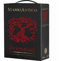 Masso Antico Primitivo Salento IGT Appassito 14% vol 300cl Bag in Box