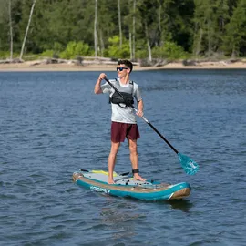 BESTWAY SUP Board Set Touring 381 x 79 x 15 cm blau
