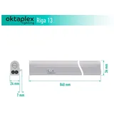 Oktaplex lighting Oktaplex 3er Set Riga LED Unterschrankleuchte Küche 84cm neutralweiß